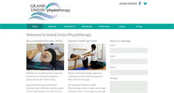 Desktop Screenshot of grandunionphysio.co.uk