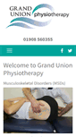 Mobile Screenshot of grandunionphysio.co.uk